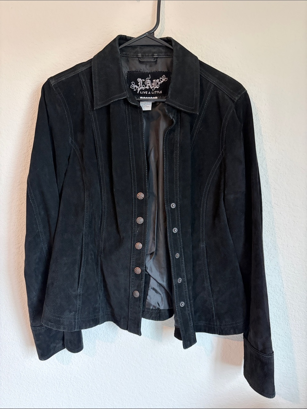 Live A Little Leather Coat